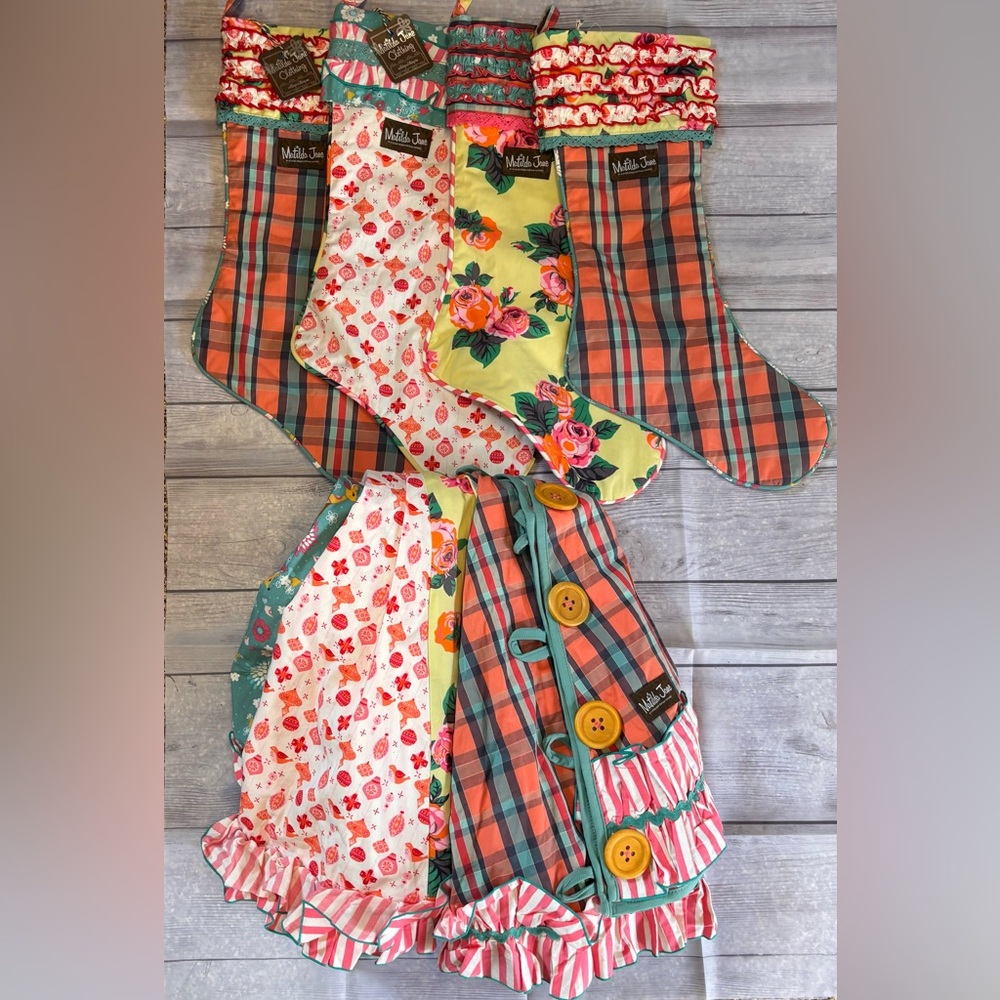 Matilda Jane Holiday Stockings and Tree Skirt